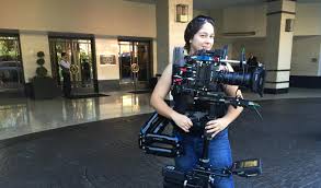 Lopez with Steadicam rig